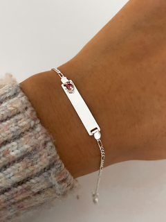 Pulsera chata largo nena/e