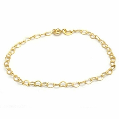 Pulsera corazones calados