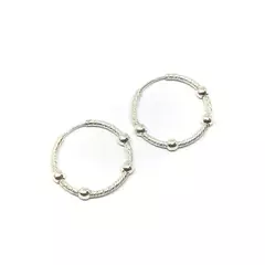 Argollas labradas de 20 mm (par)