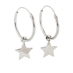 Argollas con estrella (par)