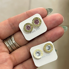 Aros medianos con piedra