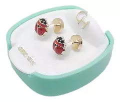 Abridor oro 18K vaquita de san Antonio