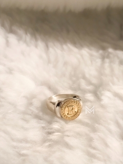 Imagen de Anillo inicial Plata y oro