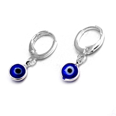 Argollas ojo azul (par)