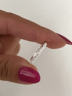 anillo corazoncitos con piedras - comprar online