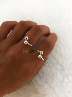 Anillo doble bolita