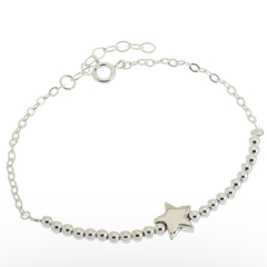 Pulsera bolitas con Estrella