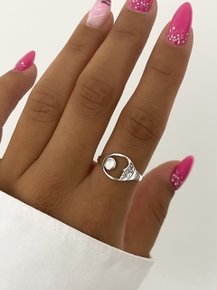 Anillo luna con nácar