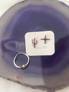 Pack de aros de argolla y pasantes
