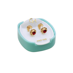 Abridor oro 18K strass grande