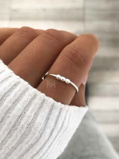 Anillo triple bolita - comprar online