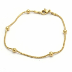 Pulsera clapton con bolitas en internet