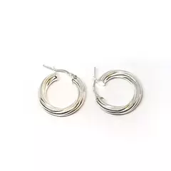 Argollas rayadas de 22 mm (par)