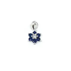 Dije flor chica - varios colores - tienda online
