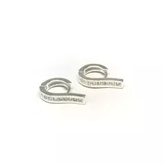 Argollas con diseño (par)