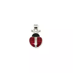 Dije vaquita esmalte con piedras