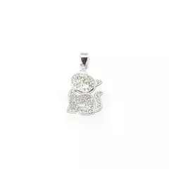 Dije gatito con piedras