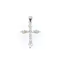 Dije cruz con piedras