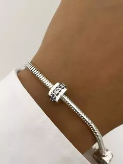 traba linea con piedras blancas - comprar online