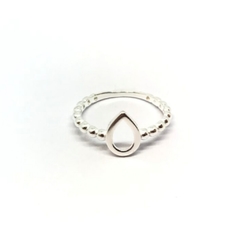 Anillo gota calada - comprar online