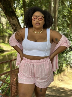 Top Mitra Branco - comprar online