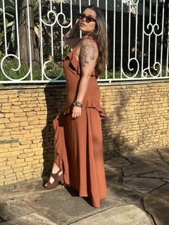 [ENVIO DIA 24/04] Vestido Carmelita Marrom na internet