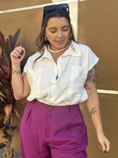 Blusa ClaraLuna Branca - comprar online