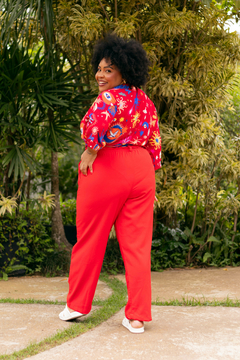 Calça Martina Vermelha na internet