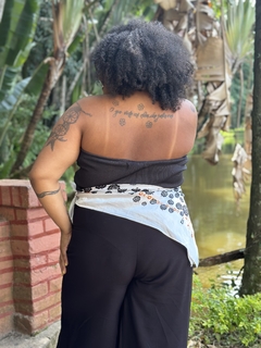 Tube Top Cristal Preto - loja online