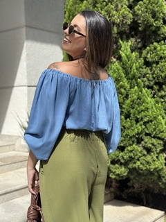 Wide Leg Rafa Verde Oliva - Madame Gal