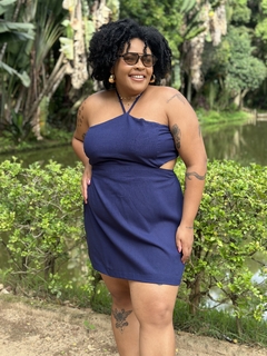 [ENVIO 16/11] Vestido Escorpiana Marinho - loja online