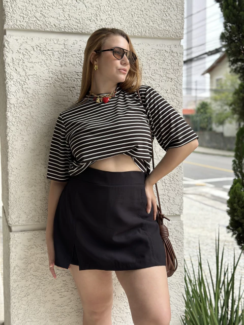 T Shirt White Stripes - comprar online