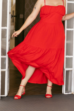 Imagem do Vestido Litoral Vermelho