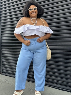 Cropped Latina Branco - Madame Gal