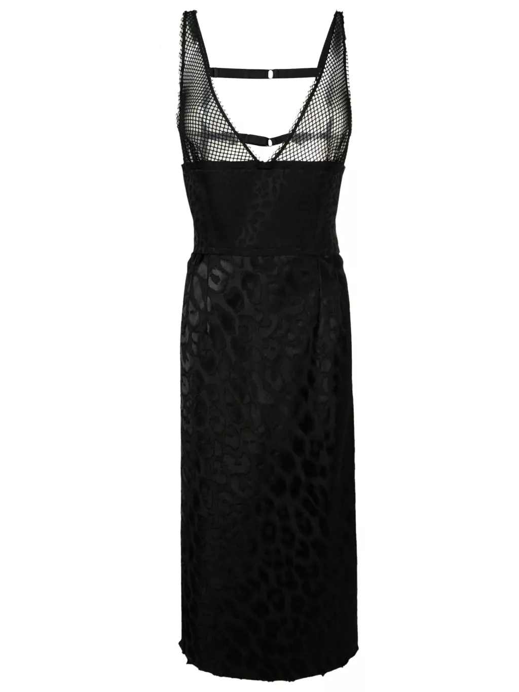Vestido com estampa de leopardo