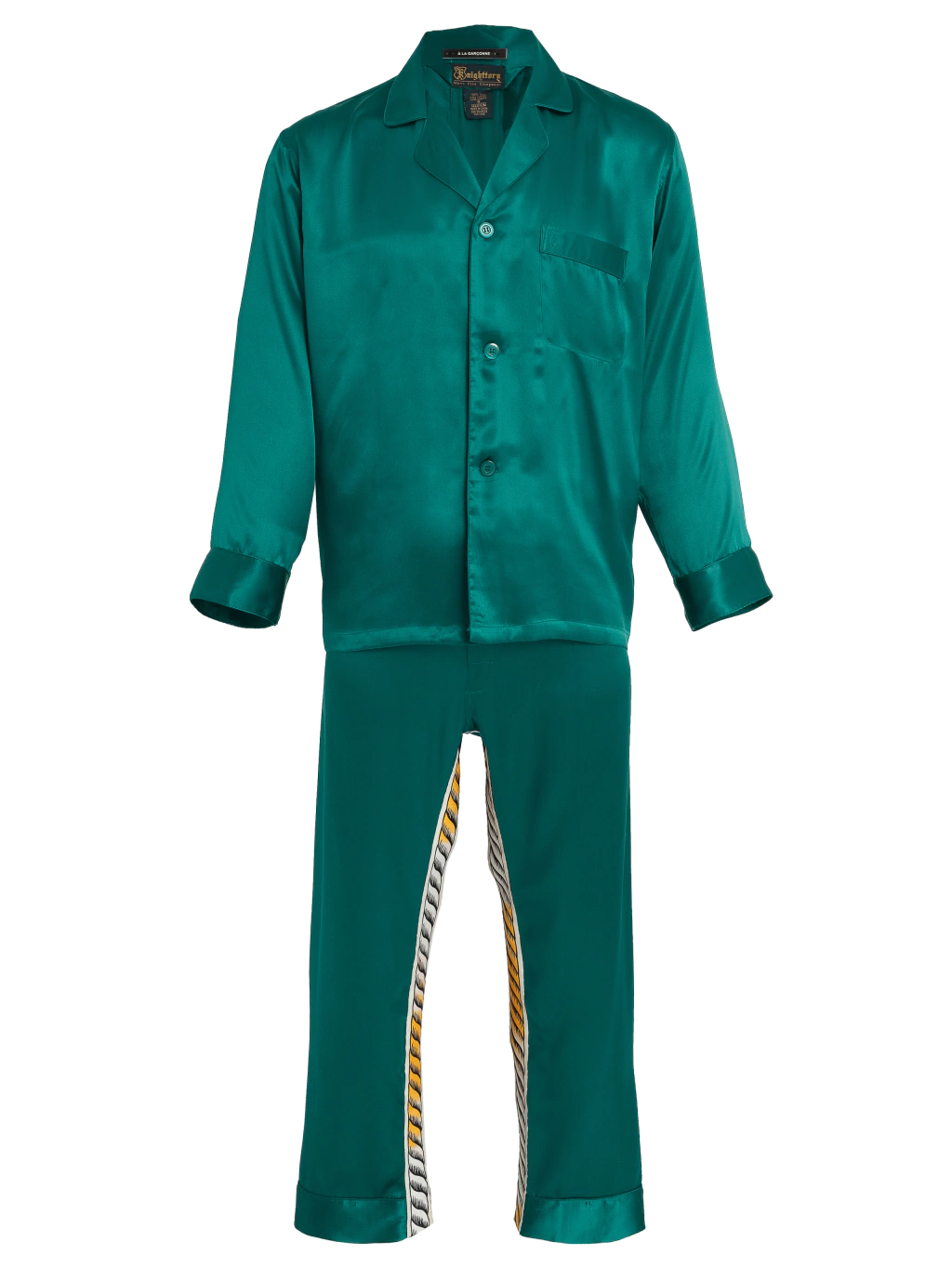 Conjunto seda manga longa