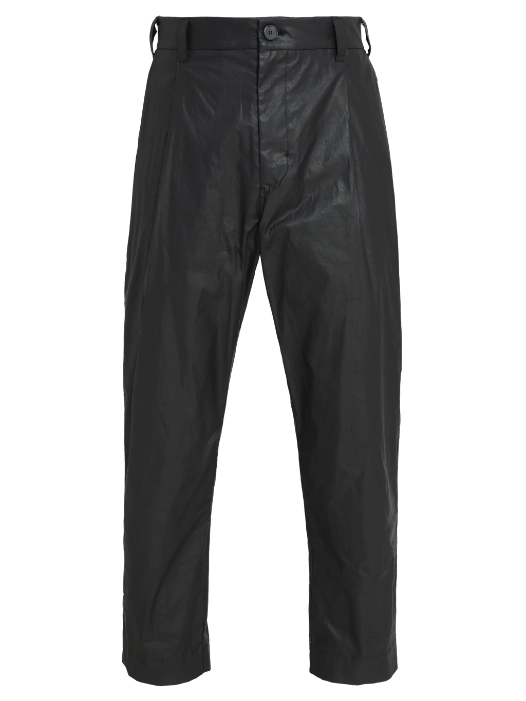 Calça reta com pregas