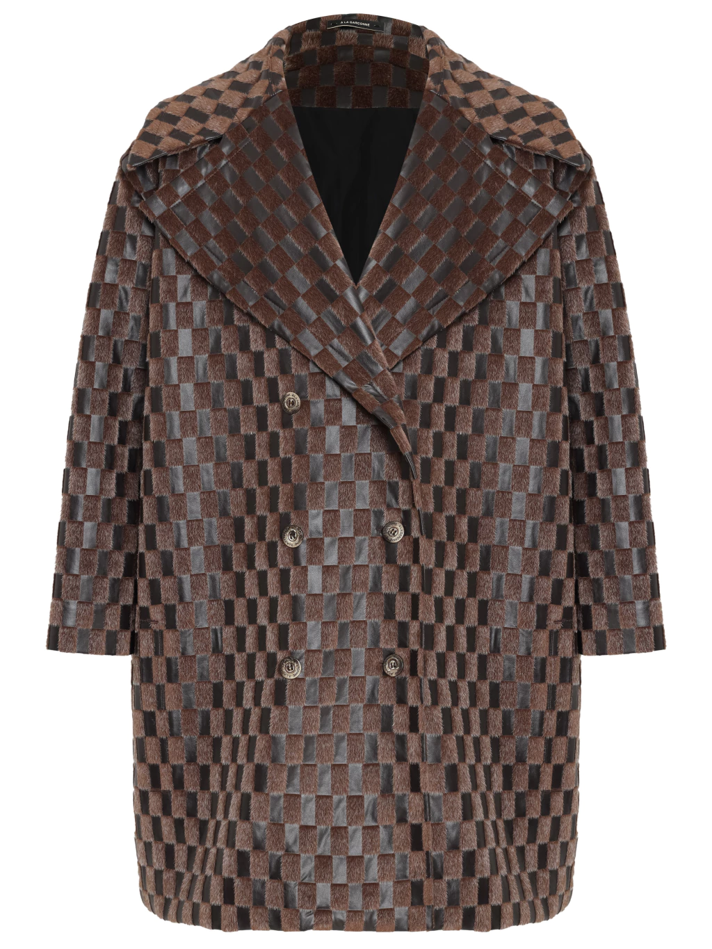 Overcoat quadriculado
