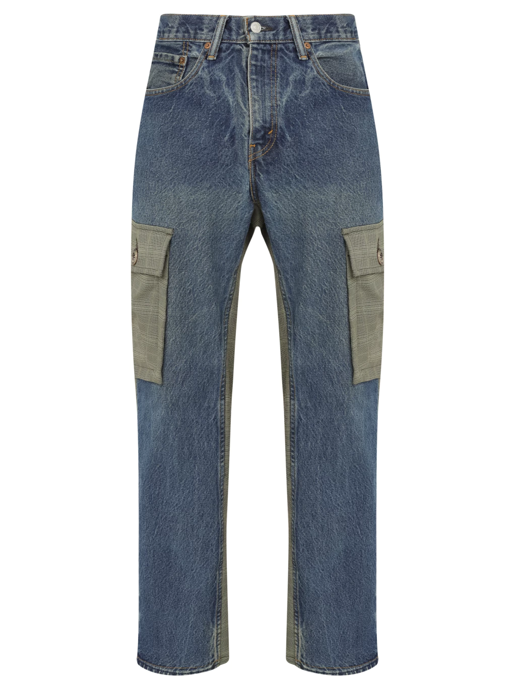 Calça jeans vintage upcycling