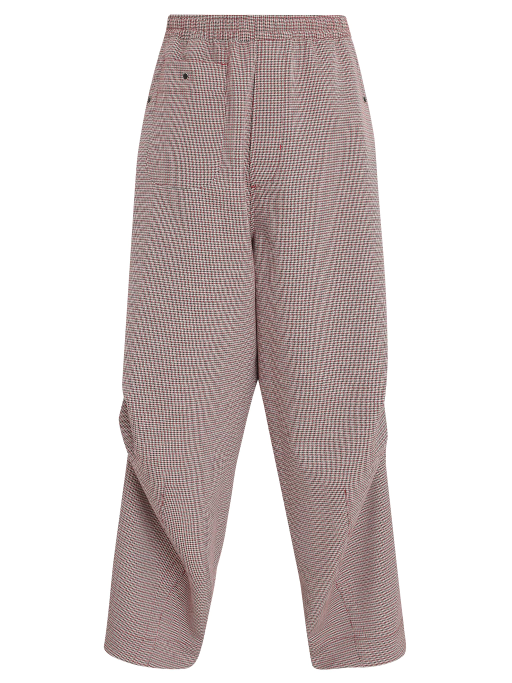 Calça com pregas no joelho