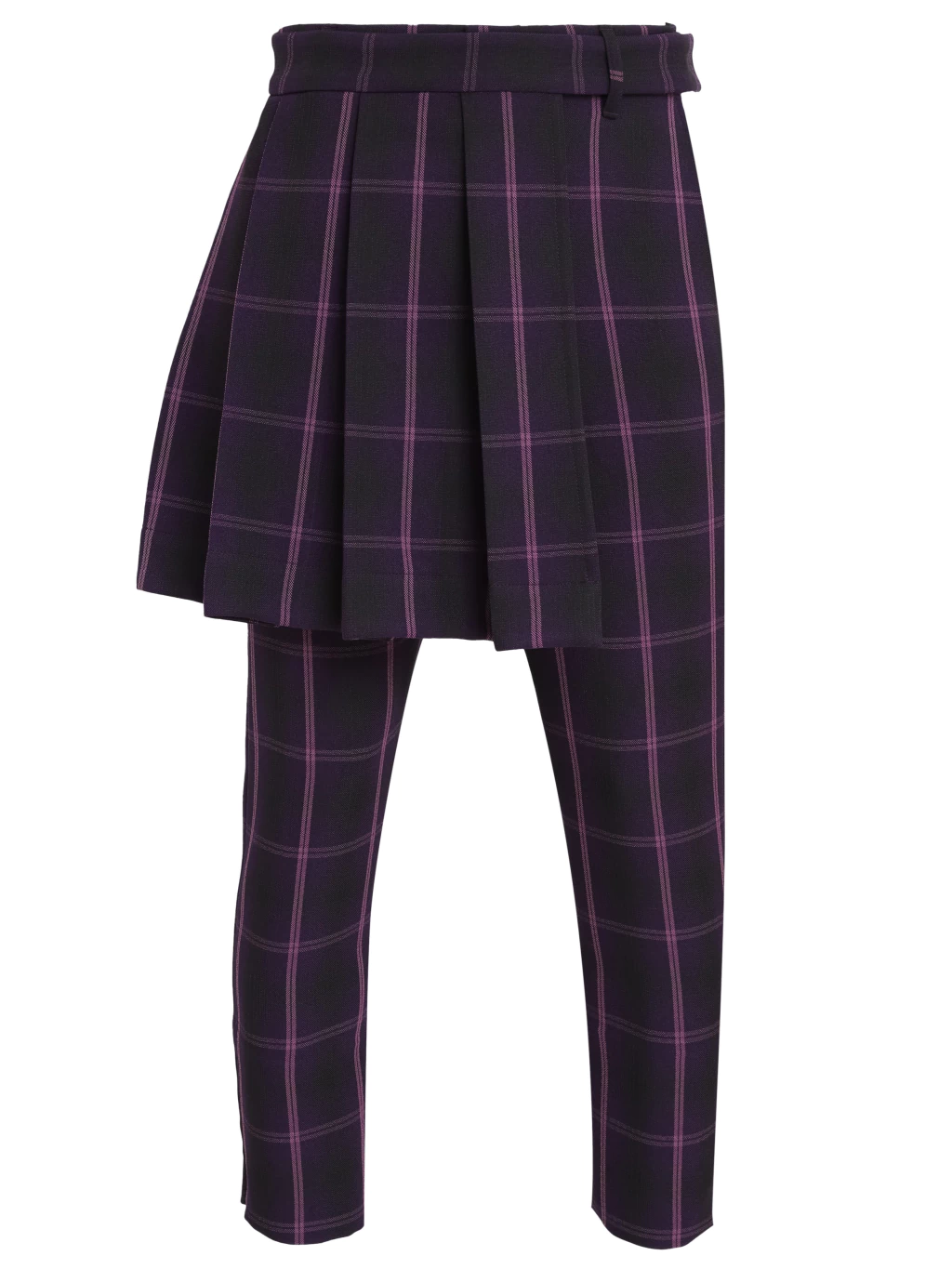 Calça com cinto kilt