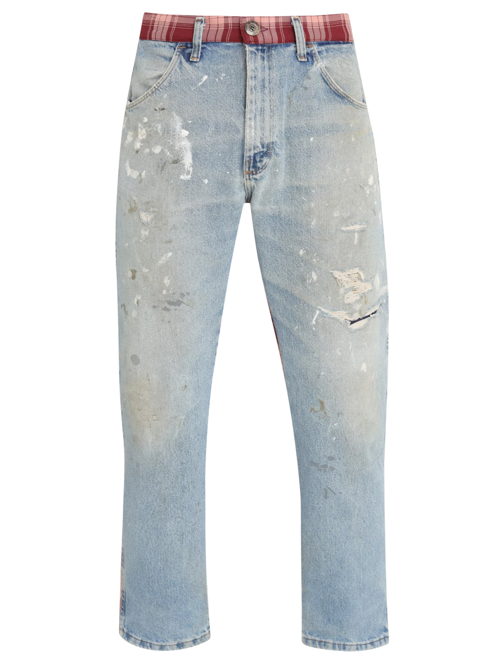 Calça jeans vintage upcycling