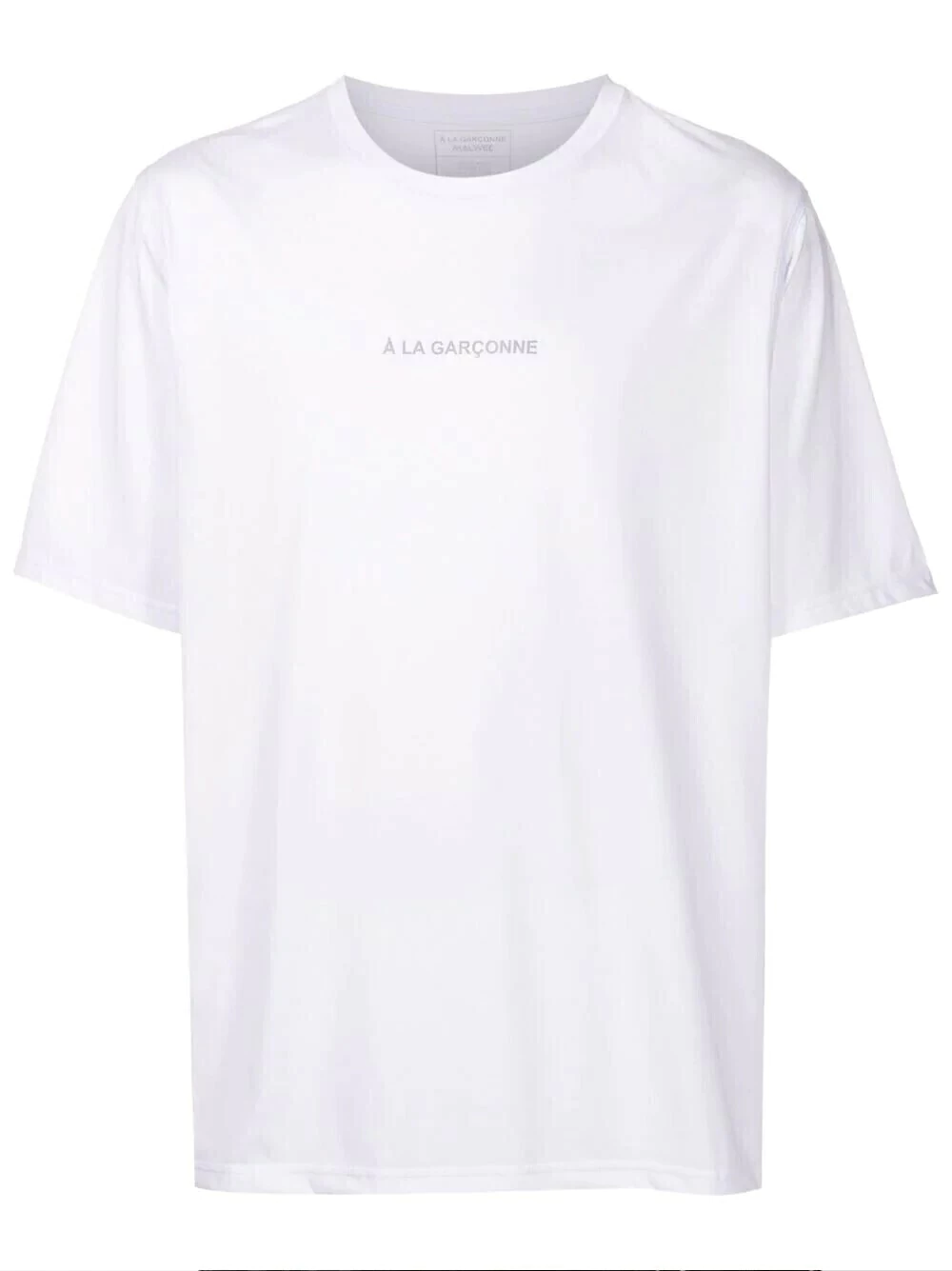 Camiseta Logo Refletivo Branca