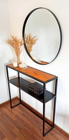 RECIBIDOR DOBLE DE MADERA Y CHAPA (DEMORA 30 DIAS) - VIAZ HOME