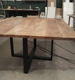 MESA DE COMEDOR ZOITA Y HIERRO (DEMORA 45 DIAS) - comprar online
