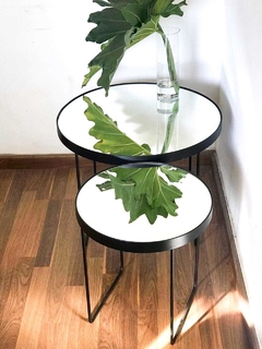 DUO MESITAS RATONAS ESPEJO CLEMEN (DEMORA 30 DIAS) - tienda online