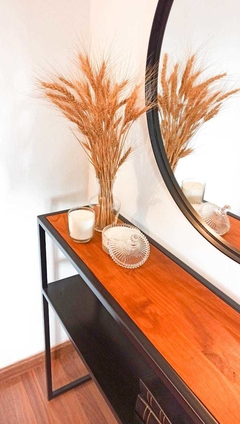 RECIBIDOR DOBLE DE MADERA Y CHAPA (DEMORA 30 DIAS) - VIAZ HOME