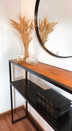 RECIBIDOR DOBLE DE MADERA Y CHAPA (DEMORA 30 DIAS) - tienda online