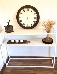 RECIBIDOR DOBLE DE PORCELANATO Y CHAPA MATI (Demora 30 días)