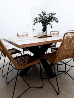 Imagen de MESA DE COMEDOR GUAYUBIRA NICO (DEMORA 45 DIAS)